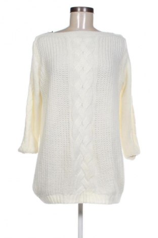 Damski sweter Unbranded, Rozmiar L, Kolor ecru, Cena 46,99 zł