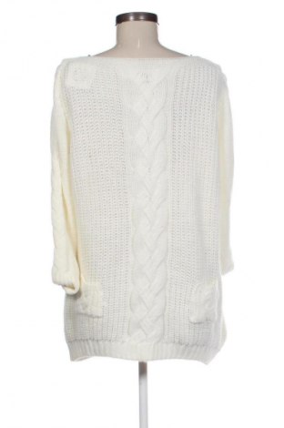 Damski sweter Unbranded, Rozmiar L, Kolor ecru, Cena 46,99 zł