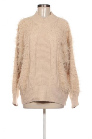 Дамски пуловер Unbranded, Размер XL, Цвят Бежов, Цена 15,99 лв.