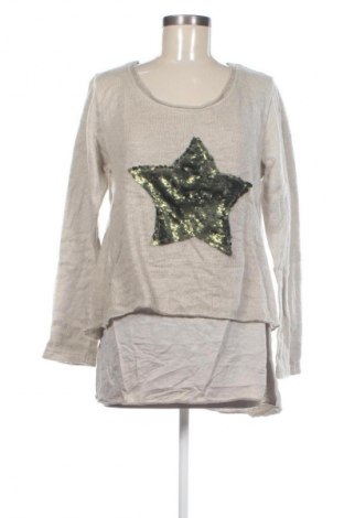 Дамски пуловер Unbranded, Размер M, Цвят Бежов, Цена 21,99 лв.