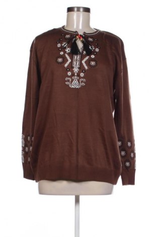 Damski sweter Unbranded, Rozmiar M, Kolor Brązowy, Cena 66,39 zł