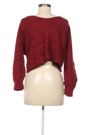 Pulover de femei Zaful, Mărime M, Culoare Roșu, Preț 49,99 Lei