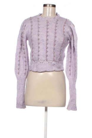 Pulover de femei Zara, Mărime S, Culoare Mov, Preț 107,99 Lei