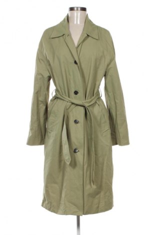 Trench de femei Bershka, Mărime L, Culoare Verde, Preț 200,76 Lei