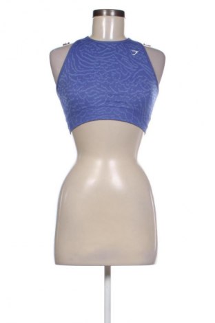 Damen Sporttop Gymshark, Größe M, Farbe Blau, Preis 10,23 €
