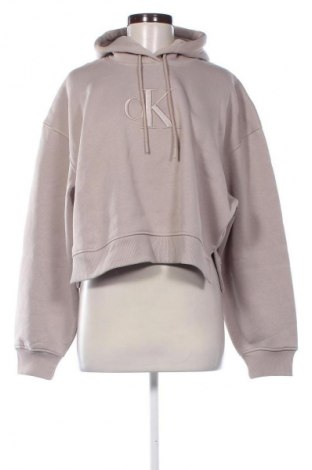 Дамски суитшърт Calvin Klein Jeans, Размер M, Цвят Сив, Цена 122,99 лв.