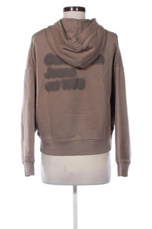 Дамски суитшърт Calvin Klein Jeans, Размер XS, Цвят Кафяв, Цена 219,99 лв.