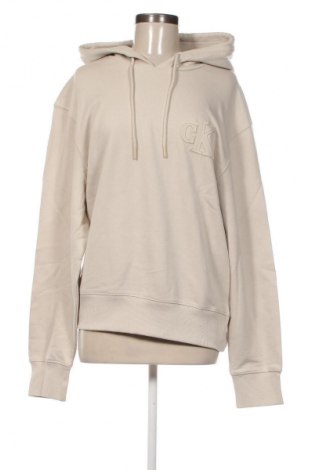 Дамски суитшърт Calvin Klein Jeans, Размер M, Цвят Бежов, Цена 132,99 лв.