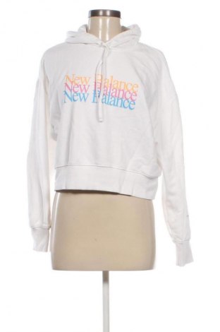 Damen Sweatshirt New Balance, Größe M, Farbe Weiß, Preis 24,57 €