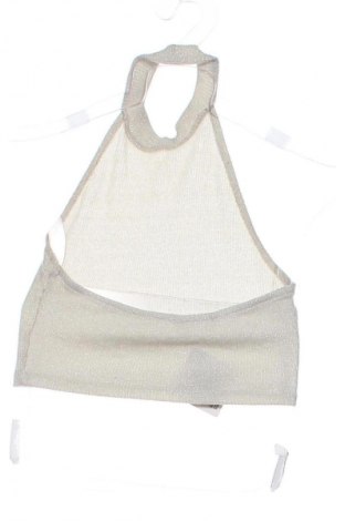 Top de femei Pull&Bear, Mărime S, Culoare Argintiu, Preț 61,99 Lei