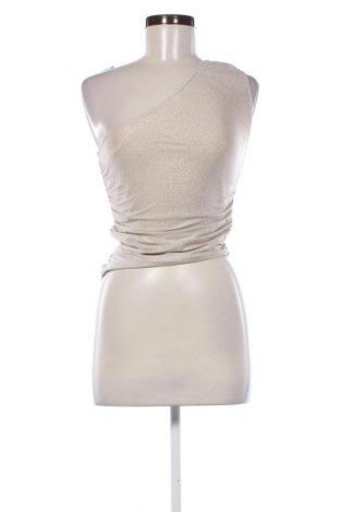 Top de femei Sinsay, Mărime S, Culoare Auriu, Preț 61,99 Lei