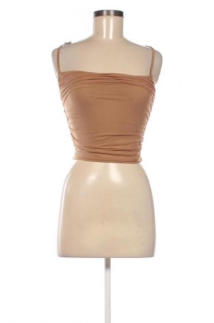 Γυναικείο τοπ Unbranded, Μέγεθος XS, Χρώμα Καφέ, Τιμή 5,12 €