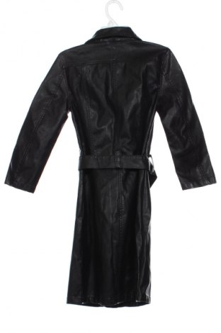 Damski skórzany płaszcz H&M Divided, Rozmiar S, Kolor Czarny, Cena 323,99 zł