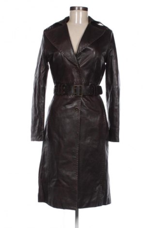 Női bőrkabát Mango, Méret S, Szín Barna, Ár 44 809 Ft