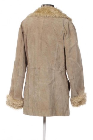 Damen Ledermantel Snap, Größe L, Farbe Beige, Preis € 204,99