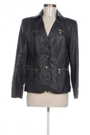 Γυναικείο δερμάτινο μπουφάν Gerry Weber, Μέγεθος M, Χρώμα Μπλέ, Τιμή 98,07 €