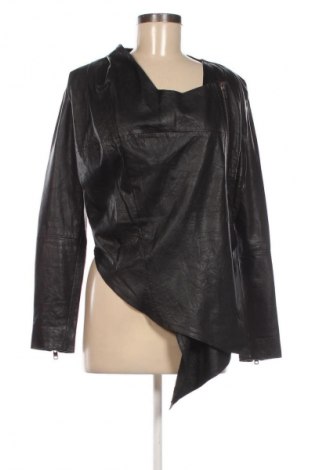 Damen Lederjacke Gestuz, Größe XS, Farbe Schwarz, Preis 256,34 €