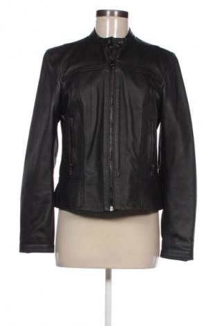 Γυναικείο δερμάτινο μπουφάν Massimo Dutti, Μέγεθος L, Χρώμα Μαύρο, Τιμή 190,65 €
