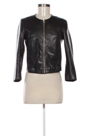 Damska kurtka skórzana Massimo Dutti, Rozmiar S, Kolor Czarny, Cena 361,99 zł