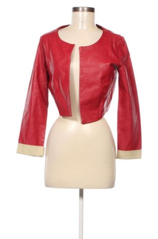 Női bőrdzseki NEW COLLECTION, Méret S, Szín Piros, Ár 12 400 Ft