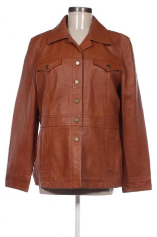 Damen Lederjacke Nine & Company, Größe XL, Farbe Braun, Preis € 32,99