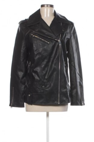 Γυναικείο δερμάτινο μπουφάν River Island, Μέγεθος XXS, Χρώμα Μαύρο, Τιμή 71,99 €