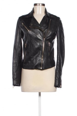Damen Lederjacke Stradivarius, Größe S, Farbe Schwarz, Preis 49,62 €