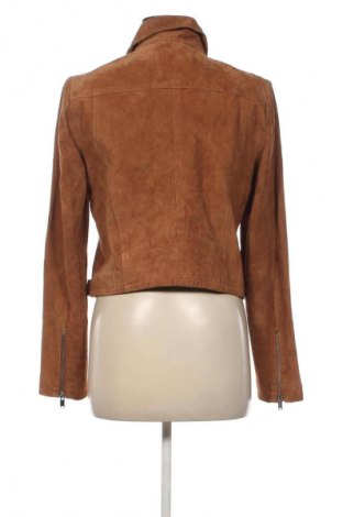 Дамско кожено яке VILA, Размер XL, Цвят Бежов, Цена 77,99 лв.