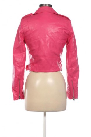 Damen Lederjacke Zara, Größe XS, Farbe Rosa, Preis 20,97 €