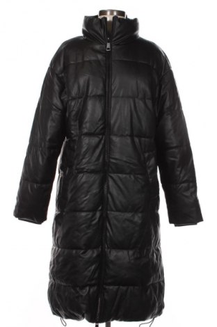 Дамско кожено яке Zara, Размер M, Цвят Черен, Цена 40,99 лв.