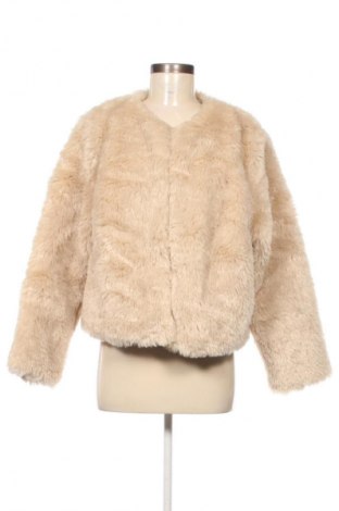 Дамско палто H&M, Размер XL, Цвят Екрю, Цена 79,99 лв.