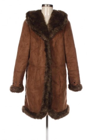 Dámský kabát  Mia Moda, Velikost XL, Barva Hnědá, Cena  1 149,00 Kč