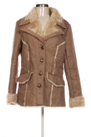 Damski płaszcz Promod, Rozmiar L, Kolor Beżowy, Cena 253,99 zł