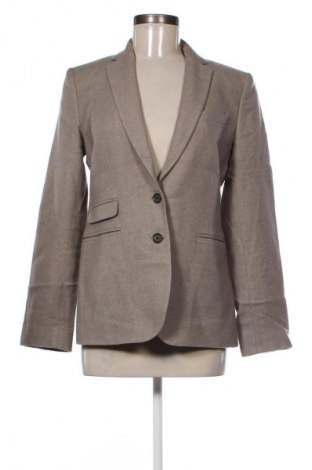 Дамско сако Massimo Dutti, Размер M, Цвят Бежов, Цена 109,48 лв.