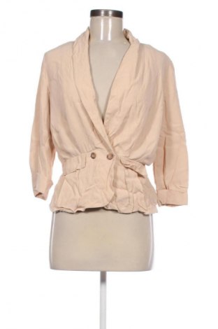 Damen Blazer Topshop, Größe M, Farbe Ecru, Preis 34,78 €