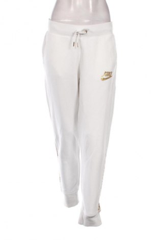 Pantaloni trening de femei Nike, Mărime M, Culoare Alb, Preț 146,99 Lei