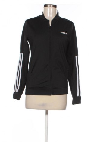 Γυναικεία αθλητική ζακέτα Adidas, Μέγεθος S, Χρώμα Μαύρο, Τιμή 24,55 €