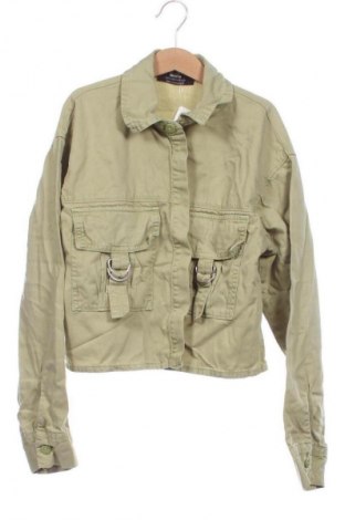 Geacă de femei Bershka, Mărime XS, Culoare Verde, Preț 126,32 Lei