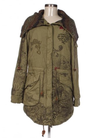 Дамско яке Desigual, Размер L, Цвят Зелен, Цена 142,99 лв.
