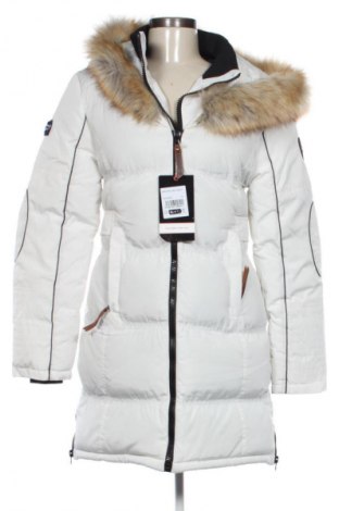 Дамско яке Geographical Norway, Размер S, Цвят Бял, Цена 384,99 лв.