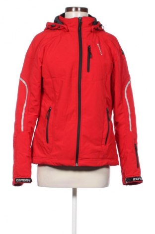 Dámska bunda pre zimné športy  Icepeak, Veľkosť M, Farba Červená, Cena  65,95 €
