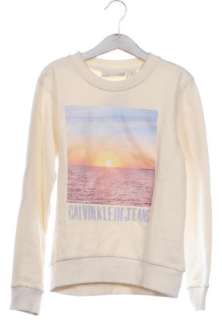 Gyerek blúz Calvin Klein Jeans, Méret 8-9y / 134-140 cm, Szín Bézs, Ár 26 149 Ft