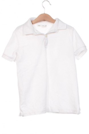 Kinder Shirt Zara, Größe 7-8y/ 128-134 cm, Farbe Weiß, Preis 5,99 €