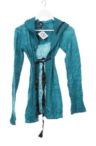 Kinder Strickjacke H&M, Größe 15-18y/ 170-176 cm, Farbe Grün, Preis 8,99 €