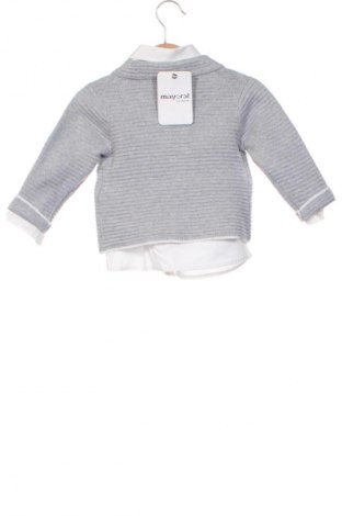 Pulover cu nasturi pentru copii Mayoral, Mărime 12-18m/ 80-86 cm, Culoare Gri, Preț 103,99 Lei