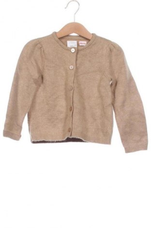 Детска жилетка Zara, Размер 18-24m/ 86-98 см, Цвят Бежов, Цена 13,99 лв.