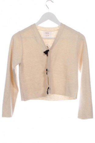 Детска жилетка Zara, Размер 10-11y/ 146-152 см, Цвят Екрю, Цена 17,99 лв.
