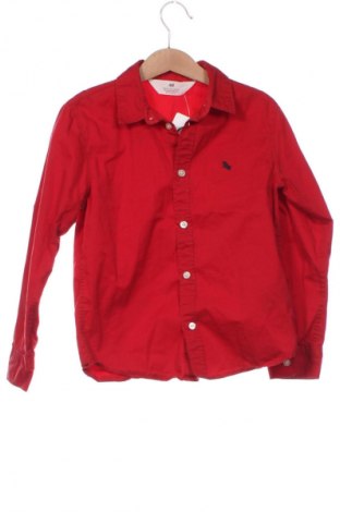 Kinderhemd H&M, Größe 6-7y/ 122-128 cm, Farbe Rot, Preis € 5,63