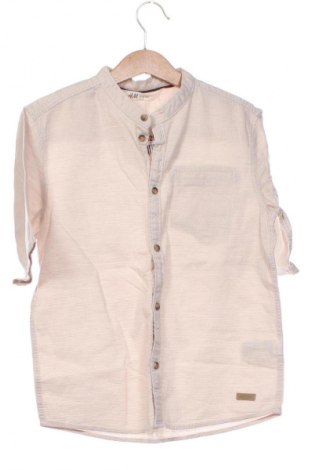 Kinderhemd H&M, Größe 6-7y/ 122-128 cm, Farbe Beige, Preis 4,99 €