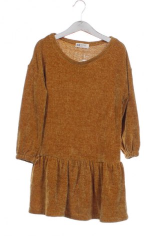 Детска рокля H&M, Размер 4-5y/ 110-116 см, Цвят Жълт, Цена 15,99 лв.